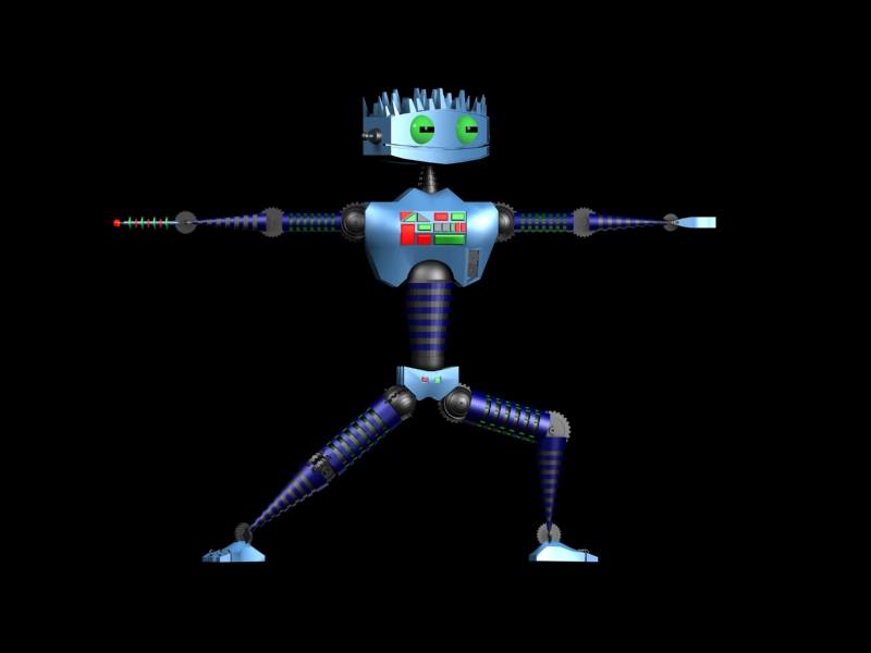 3d robot yoga 3