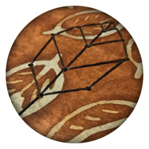 book arts leaf round
