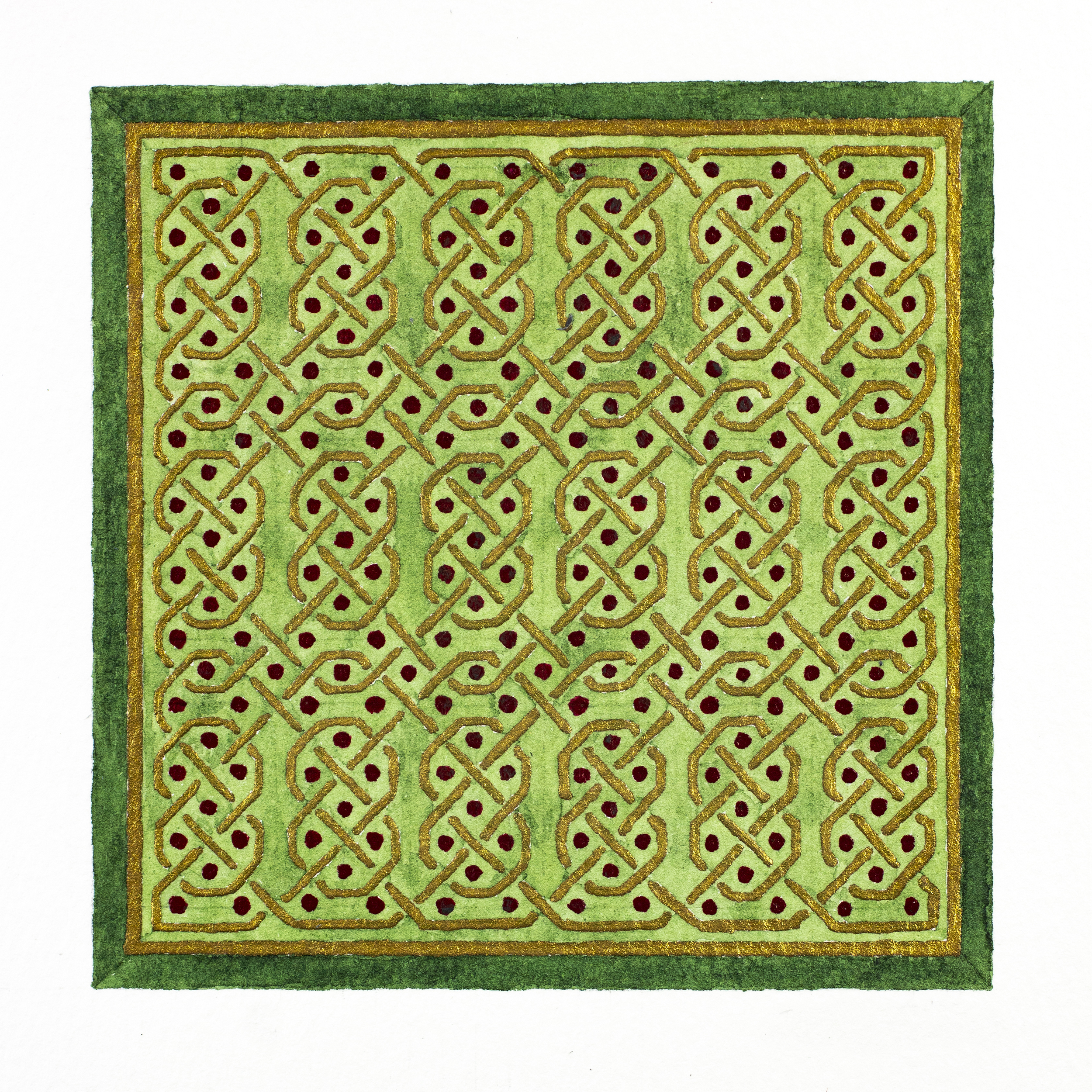 Celtic Knot | Ink on Paper | 3.375" x 3.375" | 2022
