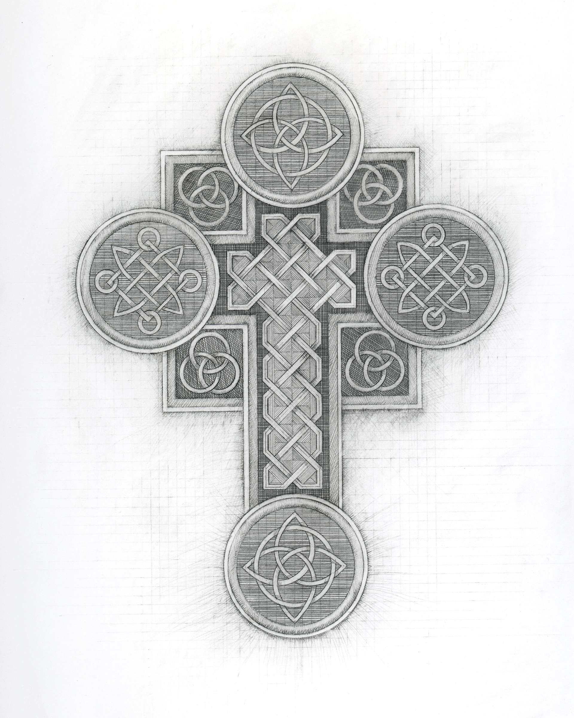Crucifix I | Graphite on Paper | 8" x 10" | 2022