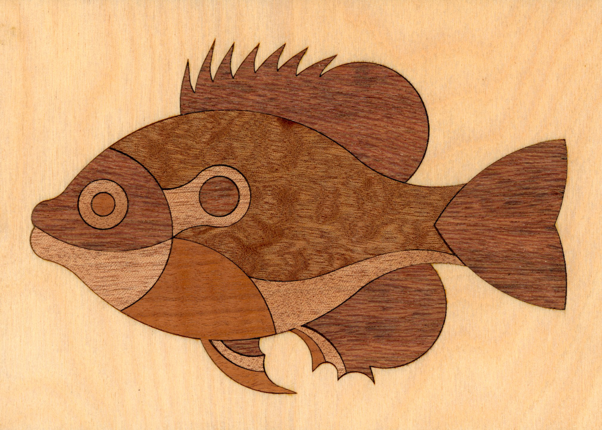 Geometric Sunfish v2 Wood Inlay FA26